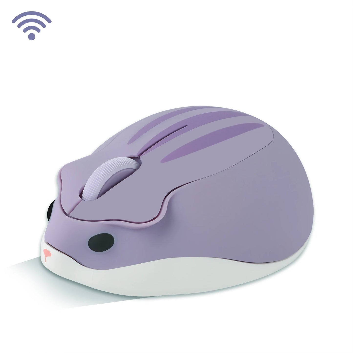 Cute Cartoon Wireless Mouse USB Optical Computer Mini Mouse 1600DPI Hamster Design Small Hand Mice for Laptop Computer